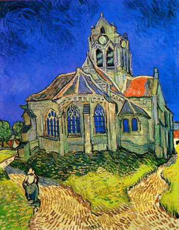 Vincent van Gogh el pintor atormentado e incomprendido Iglesia-auvers