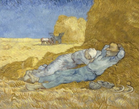 Vincent van Gogh el pintor atormentado e incomprendido La-siesta-van-gogh