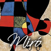Pinturas surrealistas de Joan Miró.