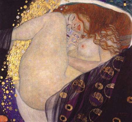 Gustav Klimt, el artista que pintaba con oro Danae-klimt
