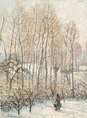 Camille Pissarro, ¿el impresionista que experimentaba demasiado? Luz-solar-nieve-pissarro