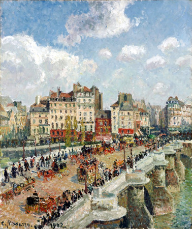 Camille Pissarro, ¿el impresionista que experimentaba demasiado? Pont-neuf-pissarro