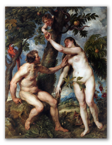 Cuadro "Adán y Eva"