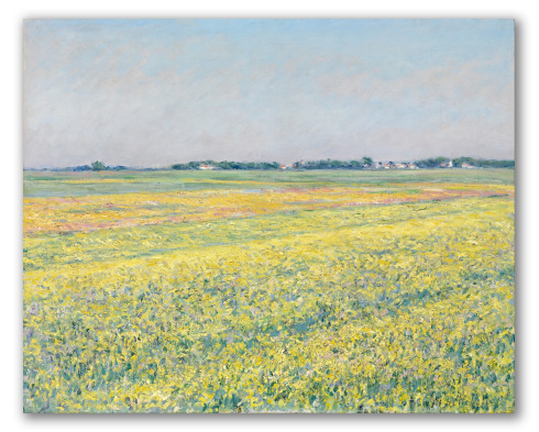 Obra "La llanura de Gennevilliers, campos amarillos"