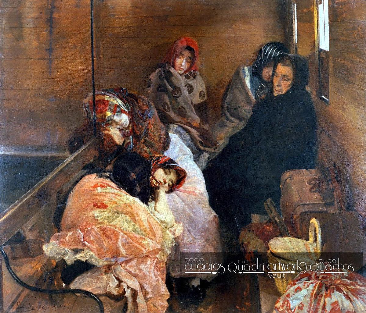 Cuadro "Trata de blancas" de Sorolla, realismo español.