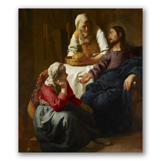 Cristo en Casa de Marta y María - J. Vermeer
