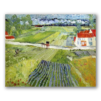 Landscape with Carriage and Train in the Background
