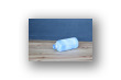 Botella de vidrio azul añil Santorini mediana. D1002
